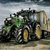 Harvest Tractor paint by numbers