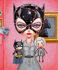 Little Catwoman Paint by numbers