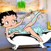 betty-boop -taking-a-bath-paint-by-numbers