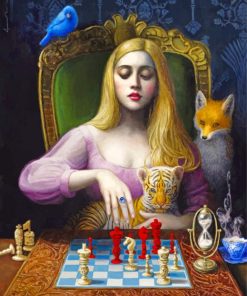 Chie Yoshii Chess Paint by numbers