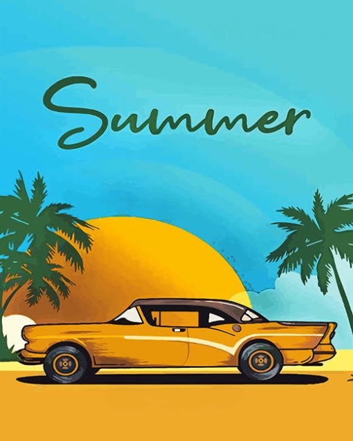 Summer Car Paint by numbers