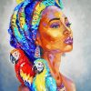 aesthetic-african-woman-and-parrots-paint-by-numbers