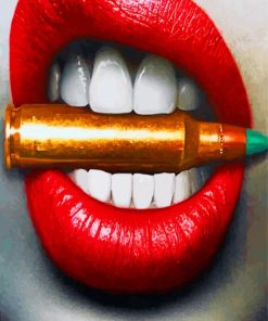 red-lips-bite-bullet-paint-by-numbers