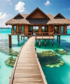 Maldives Landscape - Paint By Number