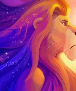 Mufasa Lion King Paint by numbers