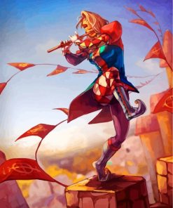 Female Bard Paint by numbers