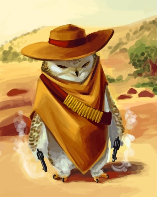 owl-bandit-paint-by-numbers