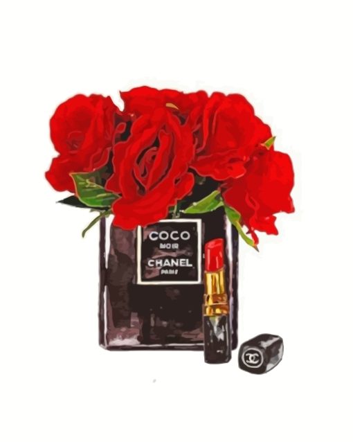 red-flowers-and-chanel-noir-paint-by-numbers