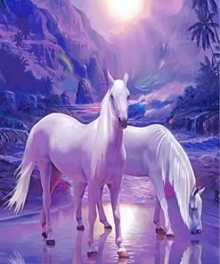 white-horses-paint-by-numbers