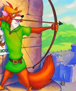 Disney Robin Hood Paint by numbers