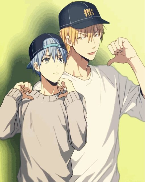 Tetsuya Kuroko And Ryota Kise Paint by numbers