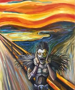 ryuk-the-scream-paint-by-numbers