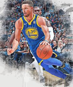 stephen-curry-Golden-State-Warriors-paint-by-numbers