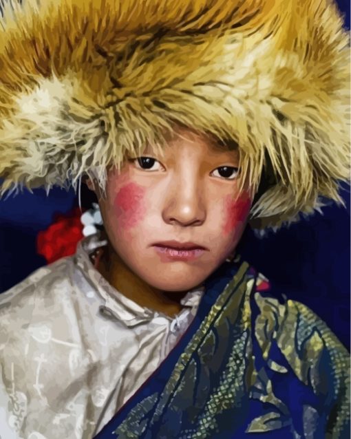 tibet-girl-paint-by-numbers